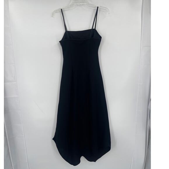 Vtg 90s Jones New York Asymmetric Dress Sz 6 LBD Slip Y2K Grunge Cocktail Hoco - Picture 8 of 12